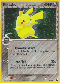 Kaart Pikachu δ