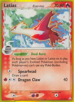 Kaart Latias δ