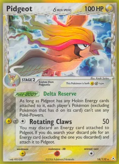 Kaart Pidgeot δ