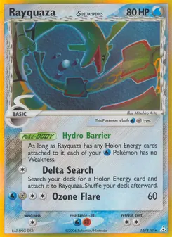Kaart Rayquaza δ