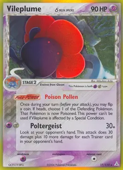 Kaart Vileplume δ