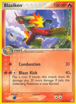 Kaart Blaziken