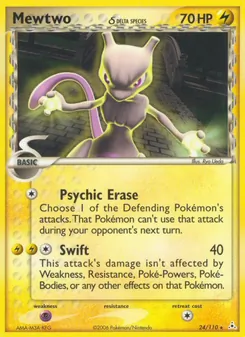 Kaart Mewtwo δ