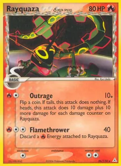 Kaart Rayquaza δ