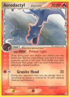 Kaart Aerodactyl δ