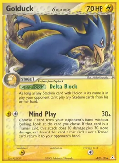 Kaart Golduck δ