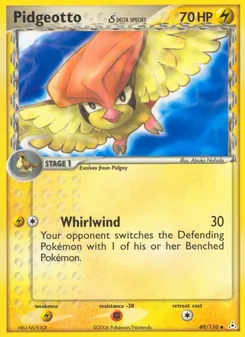 Kaart Pidgeotto δ