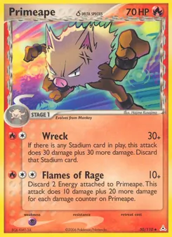 Kaart Primeape δ