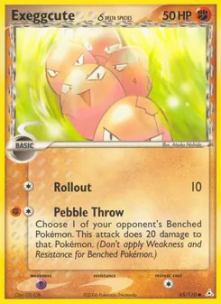Kaart Exeggcute δ