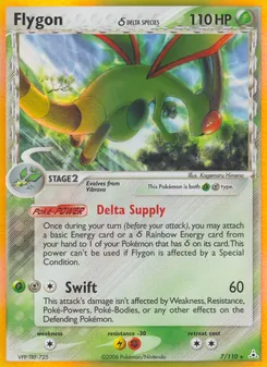 Kaart Flygon δ