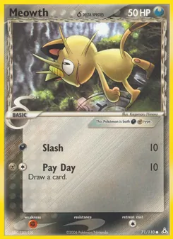 Kaart Meowth δ