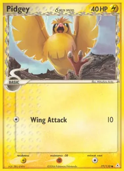 Kaart Pidgey δ