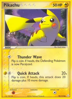 Kaart Pikachu