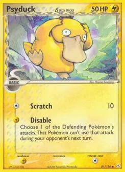 Kaart Psyduck δ
