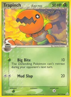 Kaart Trapinch δ