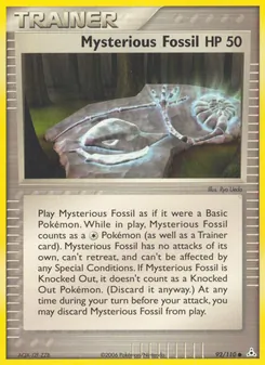 Kaart Mysterious Fossil