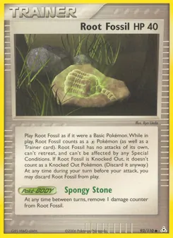 Kaart Root Fossil