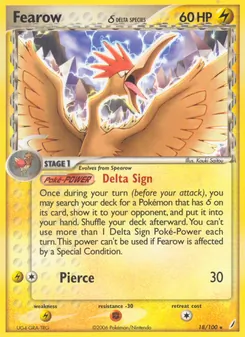 Kaart Fearow δ