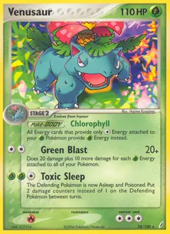 Kaart Venusaur