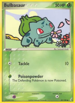 Kaart Bulbasaur