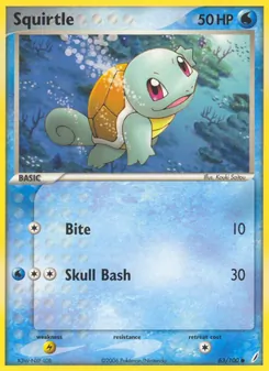 Kaart Squirtle