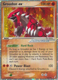 Kaart Groudon ex