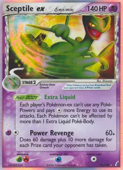Kaart Sceptile ex δ
