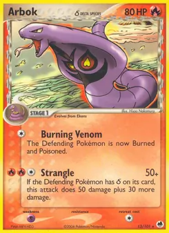 Kaart Arbok δ