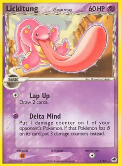 Kaart Lickitung δ
