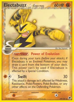 Kaart Electabuzz δ