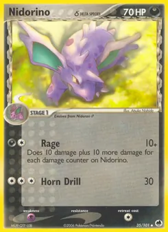 Kaart Nidorino δ