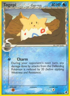 Kaart Togepi δ