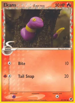 Kaart Ekans δ