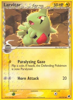 Kaart Larvitar δ