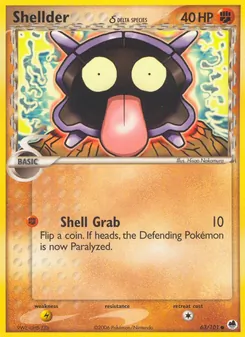 Kaart Shellder δ