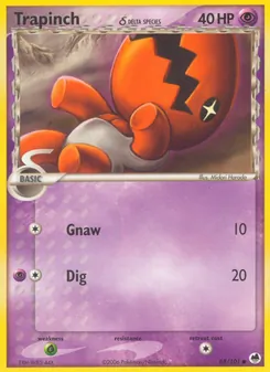 Kaart Trapinch δ