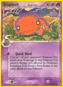 Kaart Trapinch δ