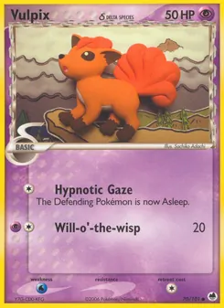 Kaart Vulpix δ