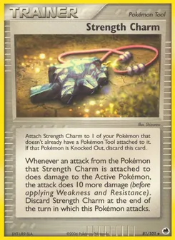 Kaart Strength Charm