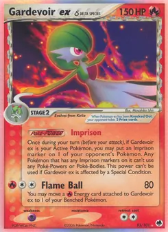 Kaart Gardevoir ex δ