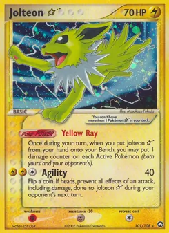 Kaart Jolteon ☆