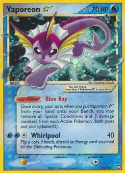 Kaart Vaporeon ☆