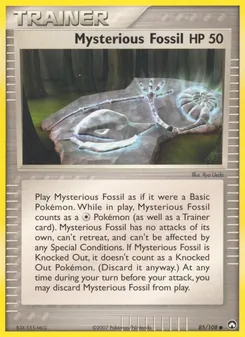 Kaart Mysterious Fossil