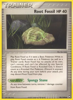 Kaart Root Fossil