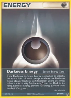 Kaart Darkness Energy