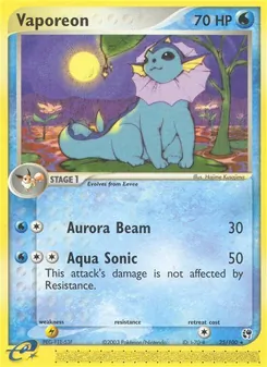 Kaart Vaporeon