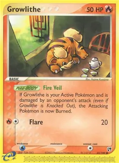 Kaart Growlithe