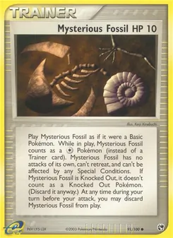 Kaart Mysterious Fossil