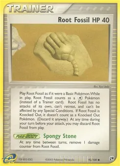 Kaart Root Fossil