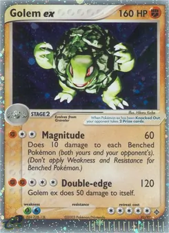 Kaart Golem ex